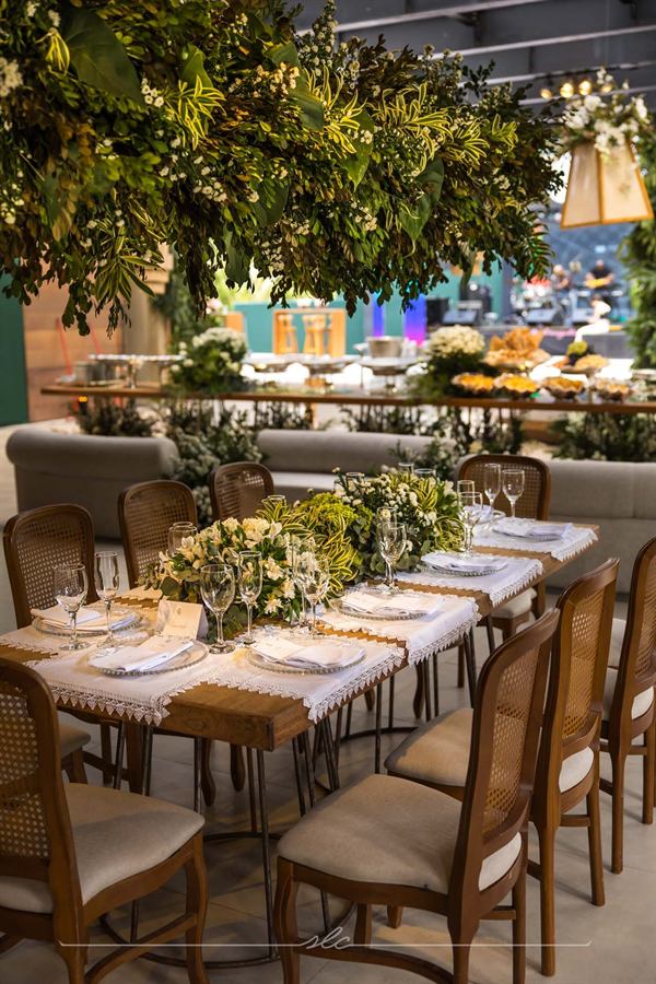 Detalhes decorativos de casamento no Haras